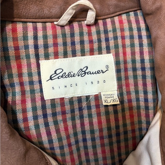 Women’s Chore Coat Jacket with Brown Collar - Picture 2 of 4